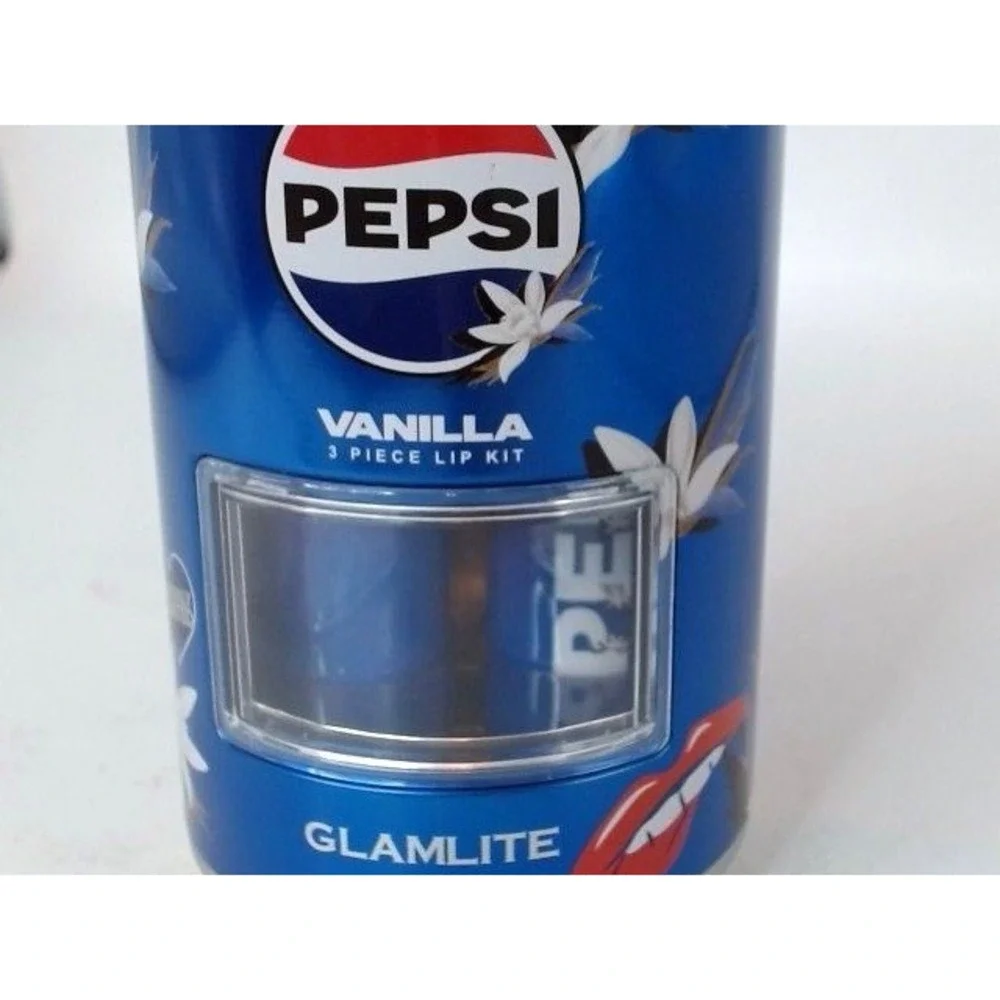 Glamlite x Pepsi, Vanilla 3 Pc Lip Set, BRAND NEW